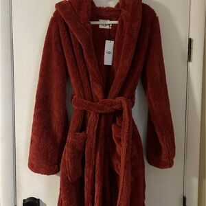 UGG Plush Hooded Robe